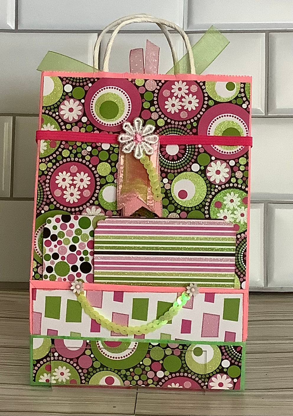 Pink and Green