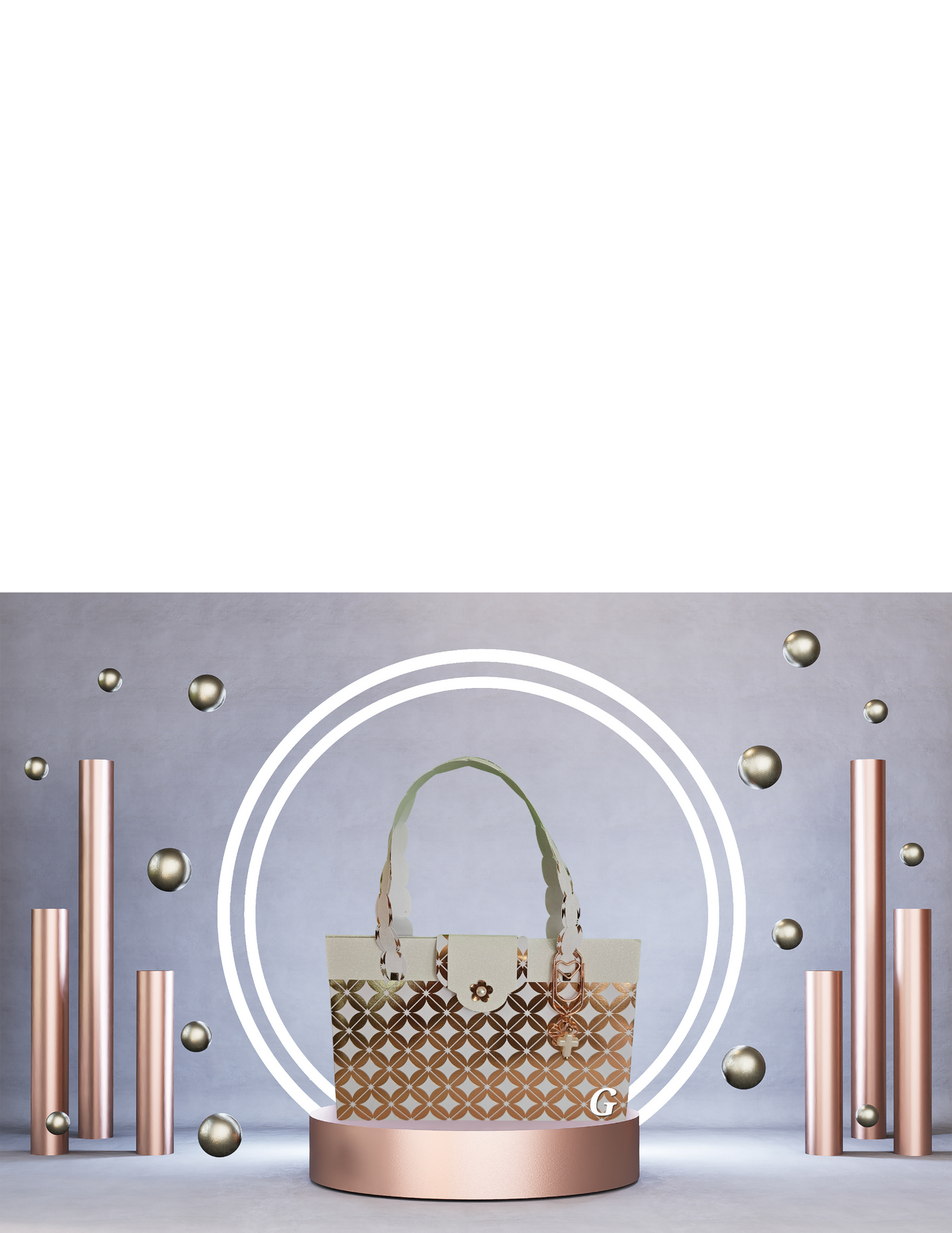 Handmade Paper Purse RG & W