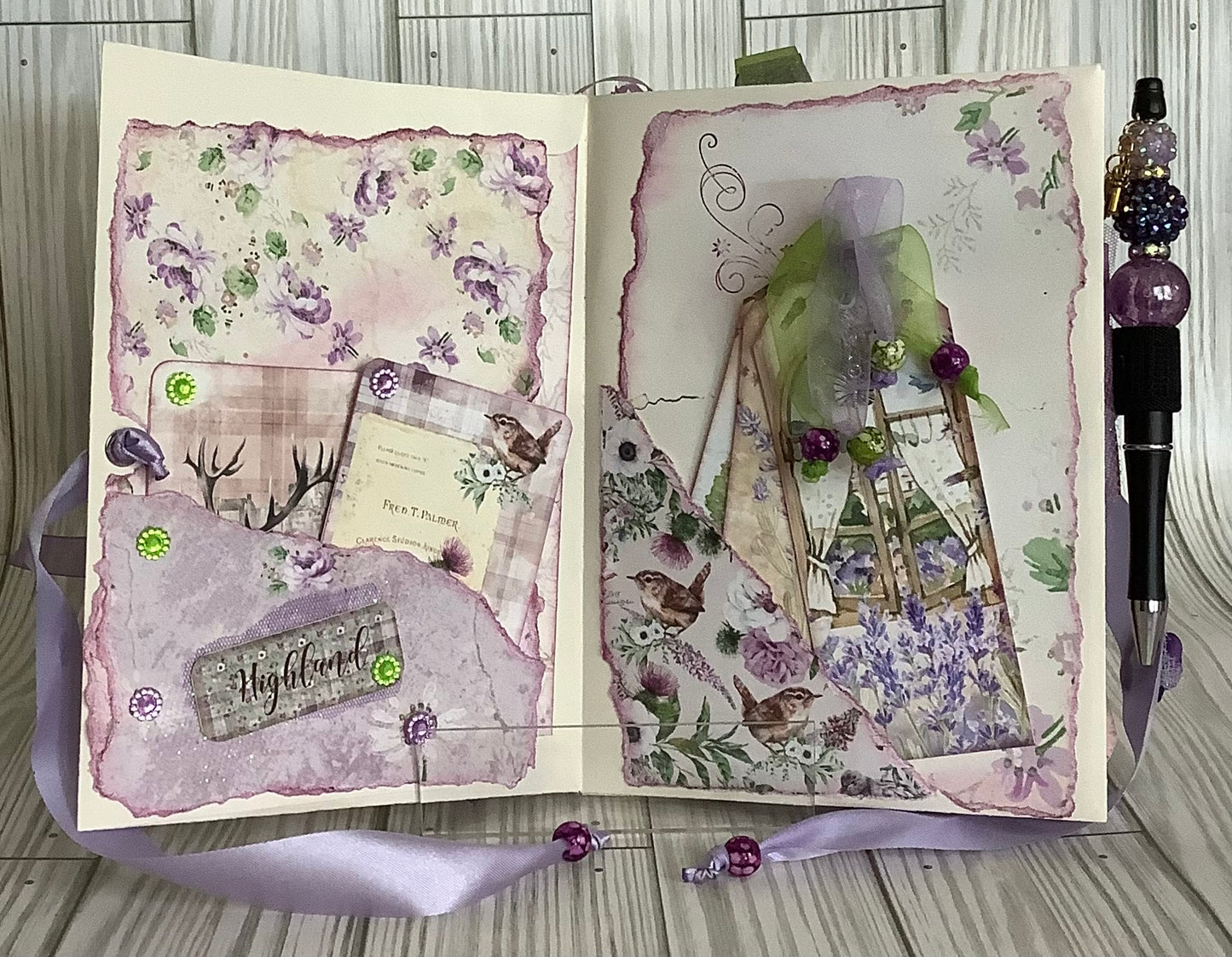 Lavender Envelope Journal