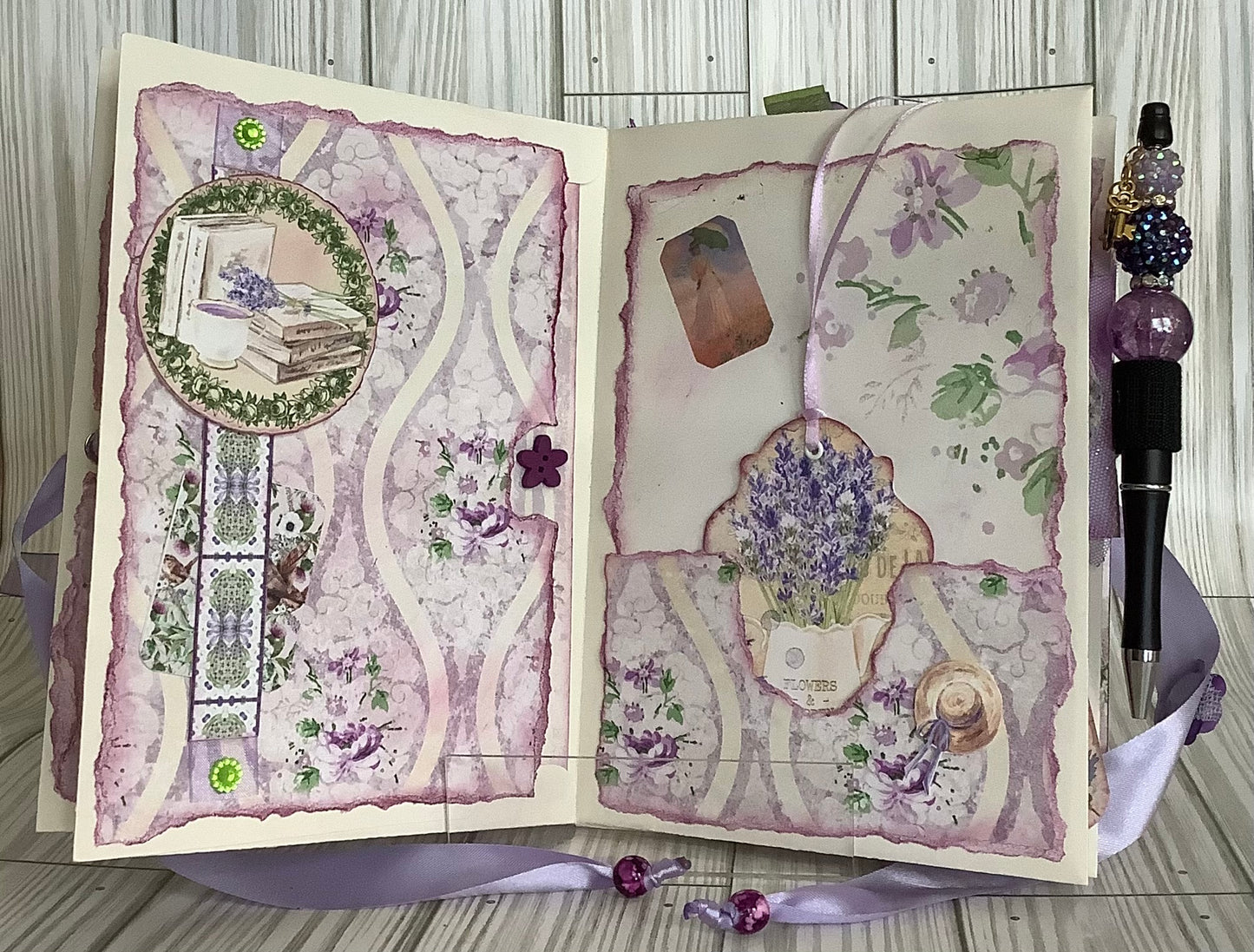 Lavender Envelope Journal