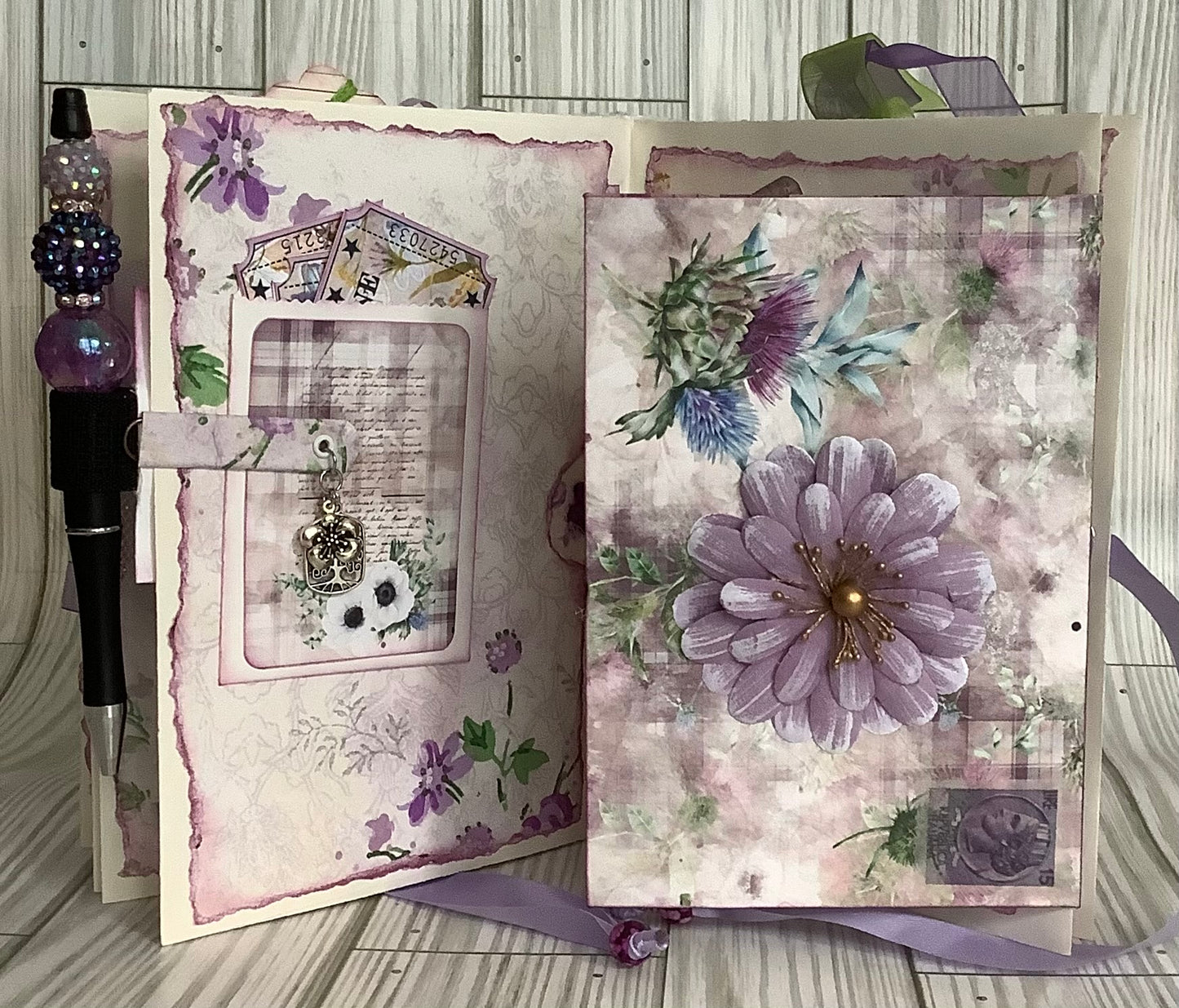 Lavender Envelope Journal