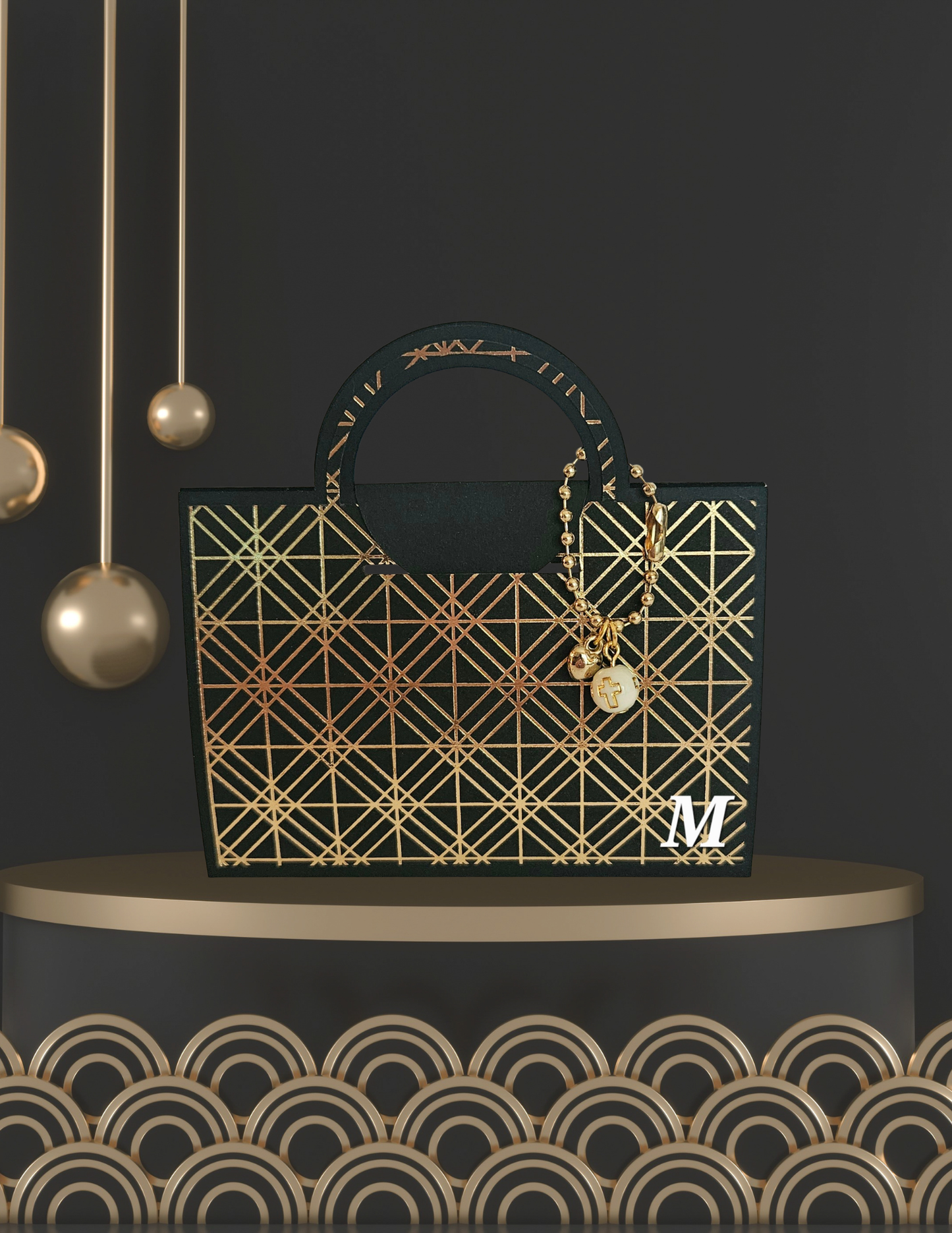 Paper Purse Lip Balm Holder B & G