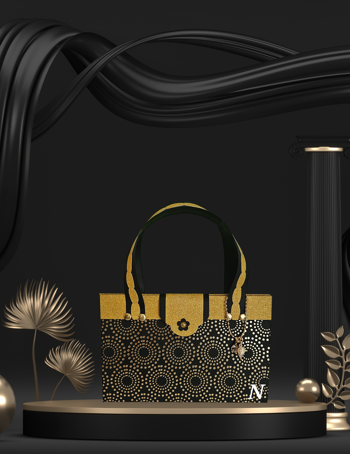 Handmade Paper Purses B & G