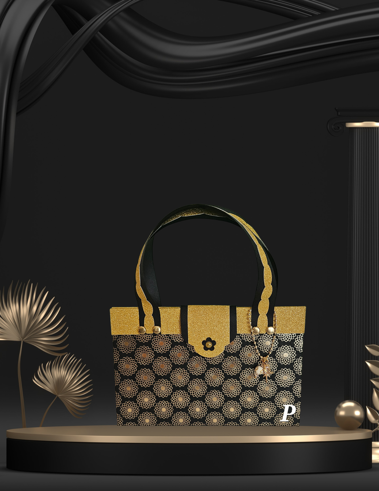 Handmade Paper Purses B & G