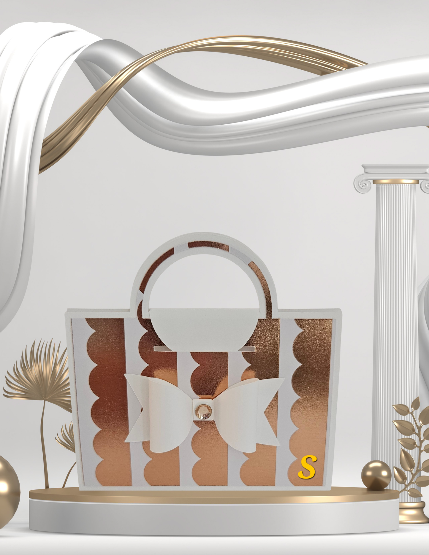 Paper Purse Lip Balm Holder RG & W