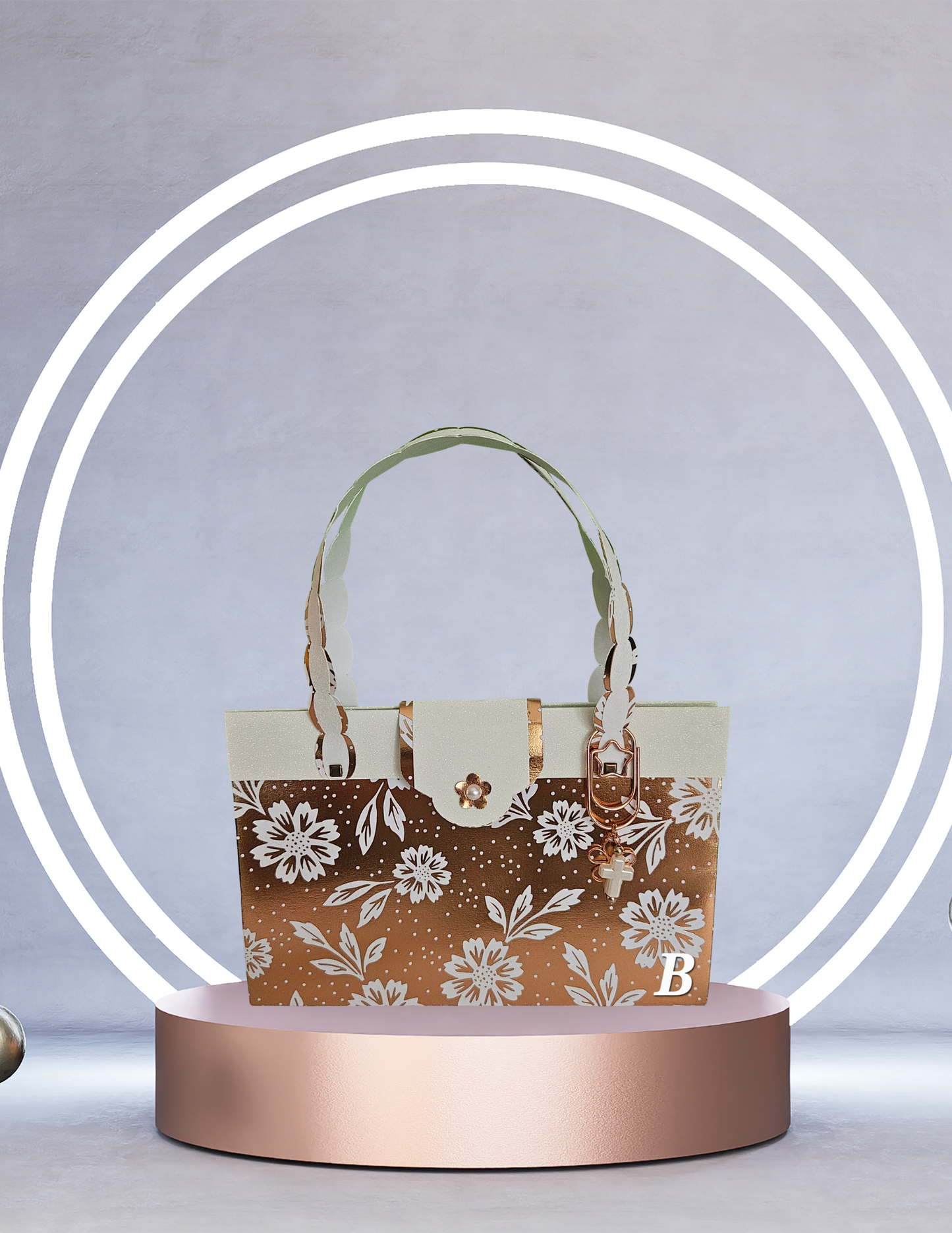 Handmade Paper Purse RG & W