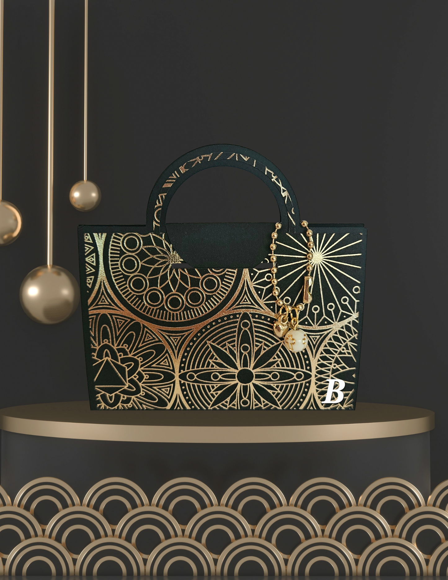 Paper Purse Lip Balm Holder B & G