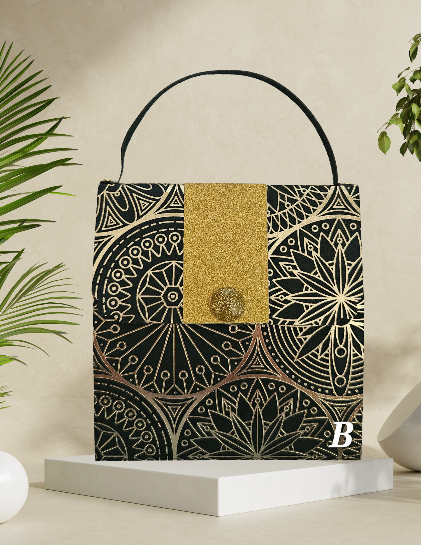 Post it Notes Paper Purses B & G