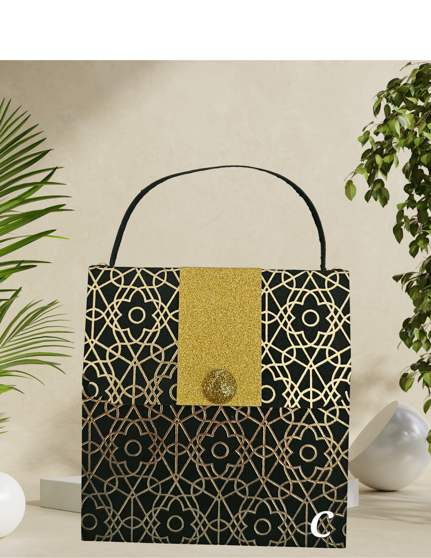 Post it Notes Paper Purses B & G