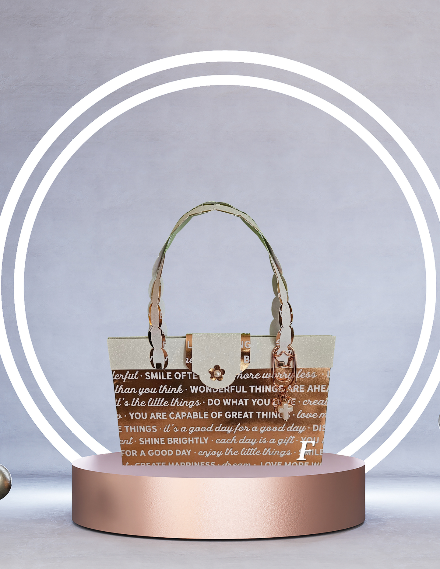 Handmade Paper Purse RG & W