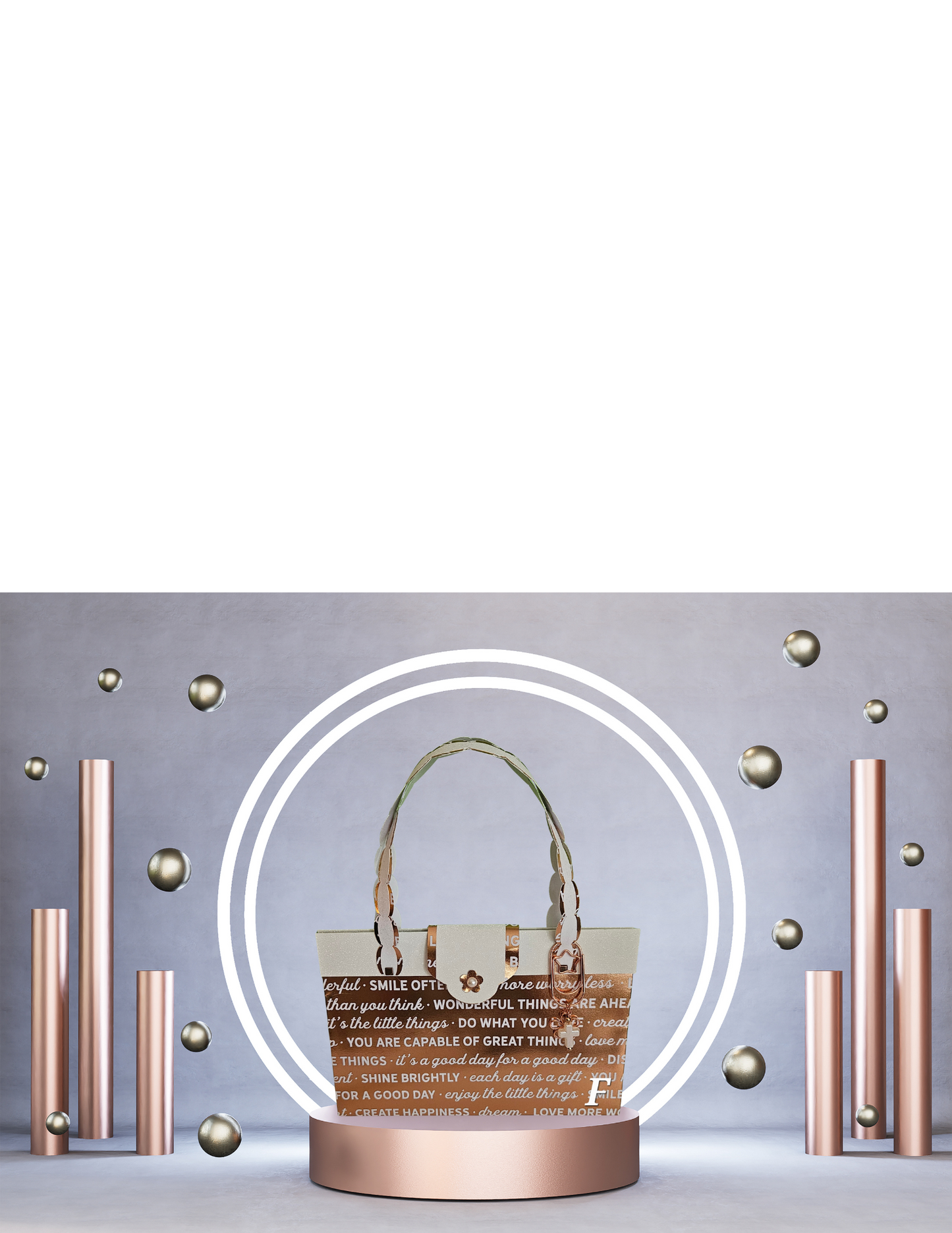 Handmade Paper Purse RG & W