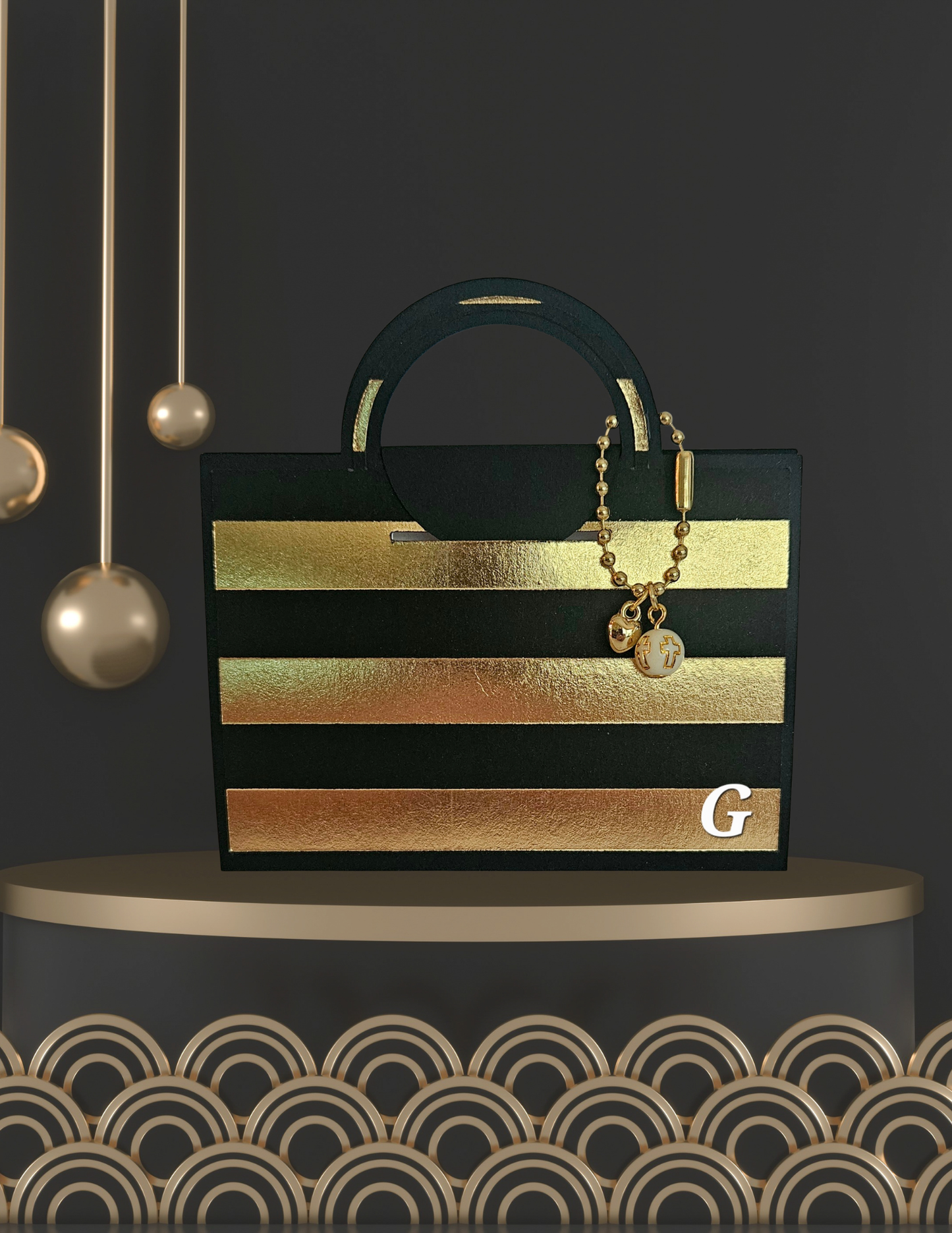 Paper Purse Lip Balm Holder B & G