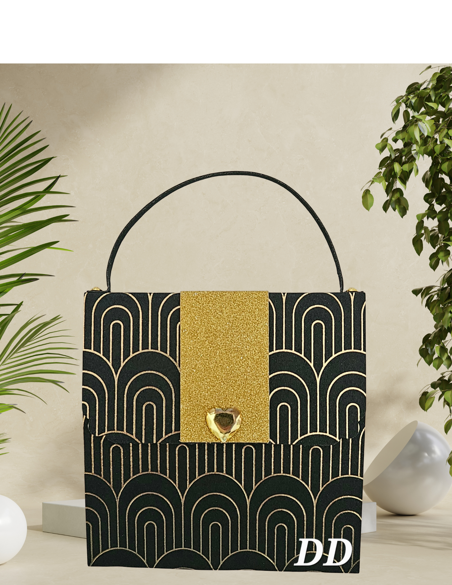 Post it Notes Paper Purses B & G