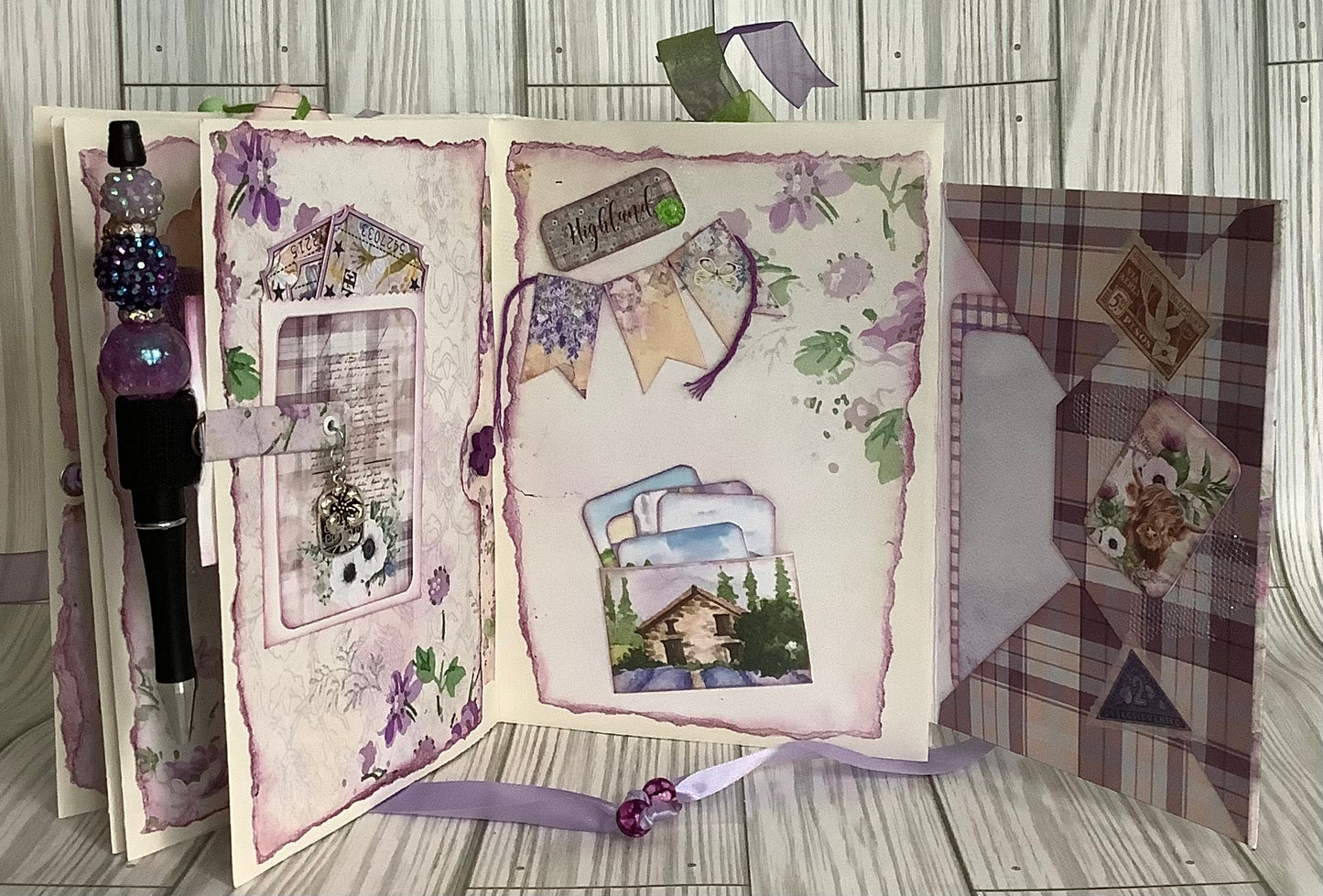 Lavender Envelope Journal