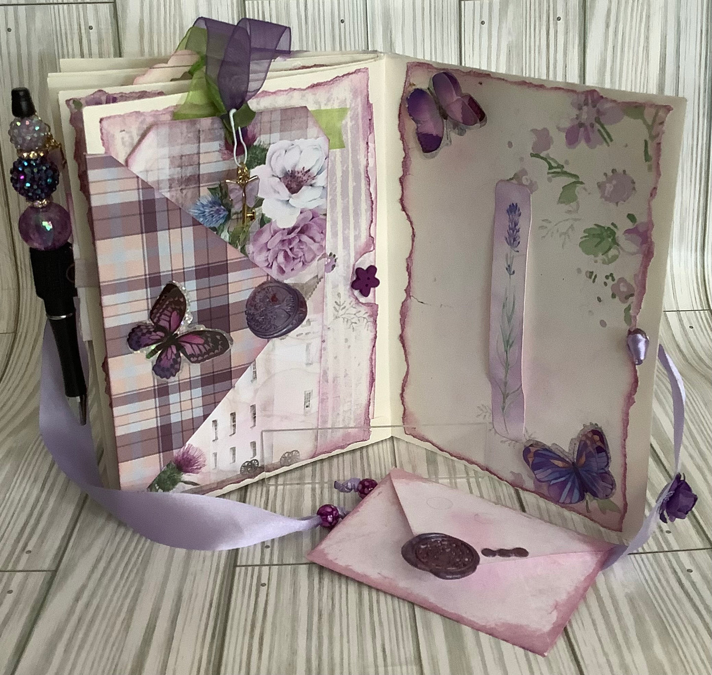 Lavender Envelope Journal